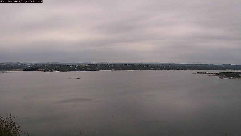 Lake Travis webcam, November 4, 2015 3:25 PM CT