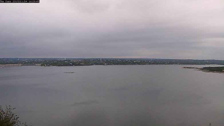 Lake Travis webcam, November 4, 2015 3:35 PM CT