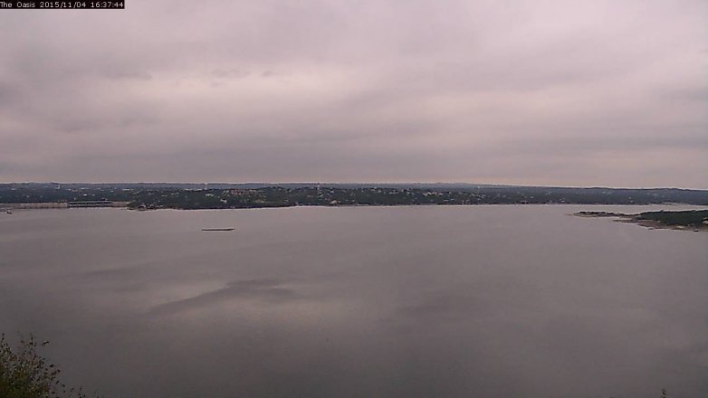 Lake Travis webcam, November 4, 2015 3:45 PM CT