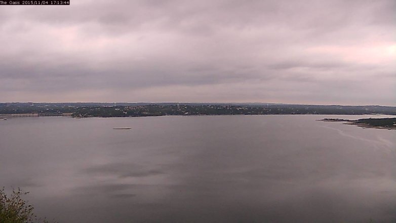 Lake Travis webcam, November 4, 2015 4:20 PM CT
