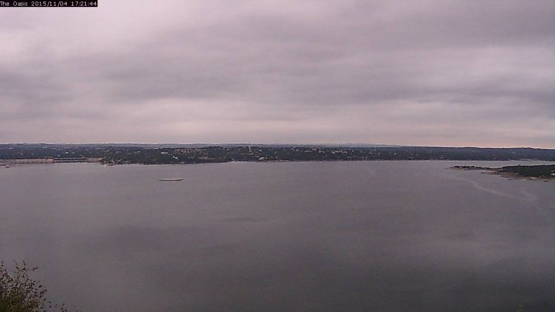 Lake Travis webcam, November 4, 2015 4:25 PM CT