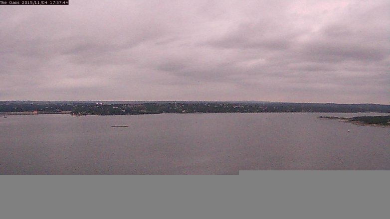 Lake Travis webcam, November 4, 2015 4:45 PM CT