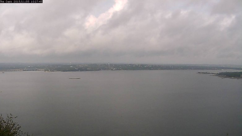 Lake Travis webcam, November 5, 2015 9:35 AM CT