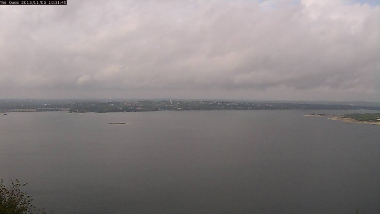Lake Travis webcam, November 5, 2015 9:40 AM CT
