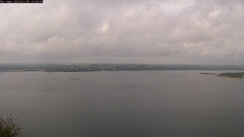 Lake Travis webcam, November 5, 2015 9:45 AM CT