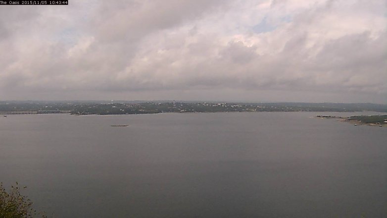 Lake Travis webcam, November 5, 2015 9:50 AM CT