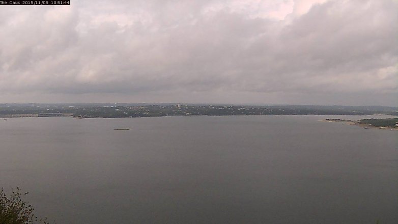 Lake Travis webcam, November 5, 2015 10:00 AM CT
