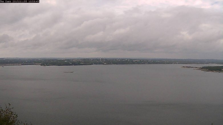 Lake Travis webcam, November 5, 2015 10:05 AM CT