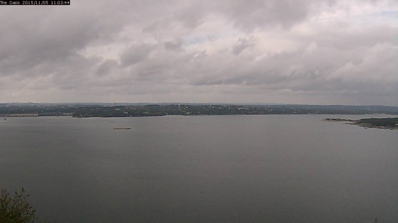 Lake Travis webcam, November 5, 2015 10:10 AM CT