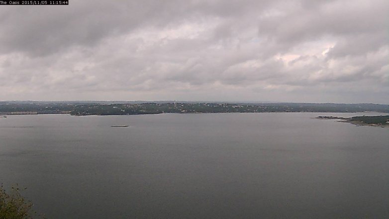 Lake Travis webcam, November 5, 2015 10:25 AM CT
