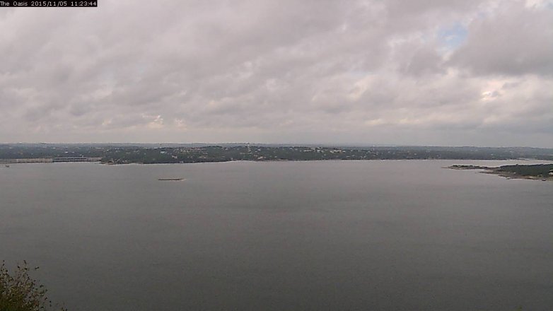 Lake Travis webcam, November 5, 2015 10:30 AM CT