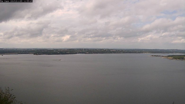 Lake Travis webcam, November 5, 2015 11:00 AM CT