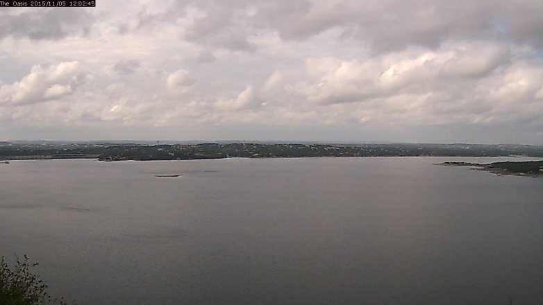 Lake Travis webcam, November 5, 2015 11:10 AM CT