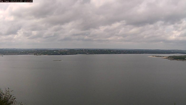 Lake Travis webcam, November 5, 2015 11:20 AM CT