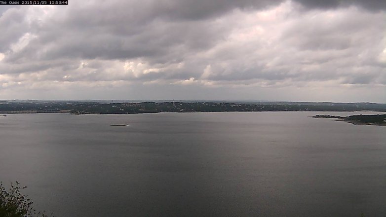 Lake Travis webcam, November 5, 2015 12:00 PM CT
