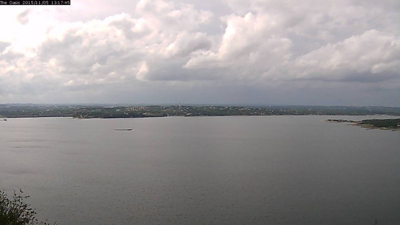 Lake Travis webcam, November 5, 2015 12:25 PM CT
