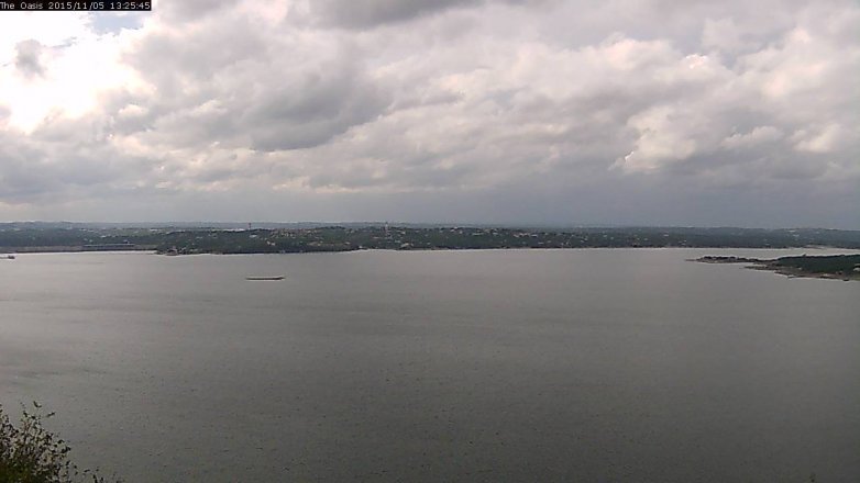 Lake Travis webcam, November 5, 2015 12:30 PM CT