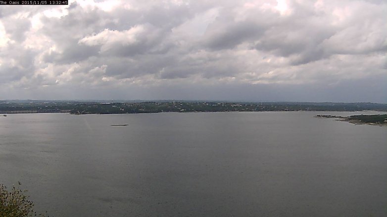 Lake Travis webcam, November 5, 2015 12:40 PM CT
