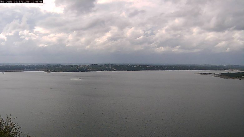 Lake Travis webcam, November 5, 2015 12:55 PM CT