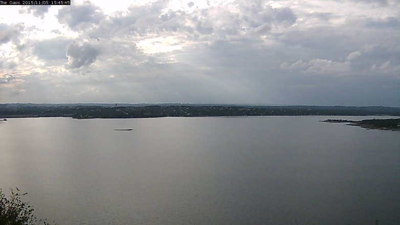Lake Travis webcam, November 5, 2015 2:55 PM CT