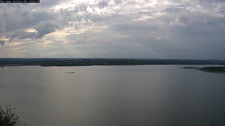 Lake Travis webcam, November 5, 2015 3:00 PM CT
