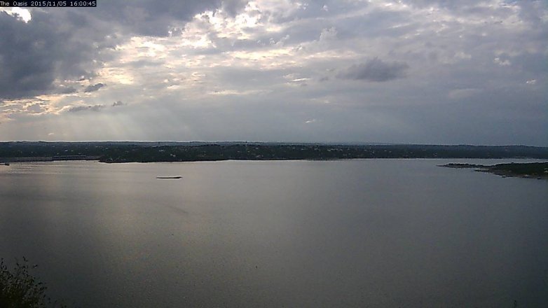Lake Travis webcam, November 5, 2015 3:05 PM CT