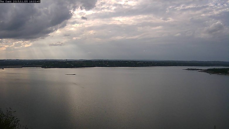 Lake Travis webcam, November 5, 2015 3:10 PM CT