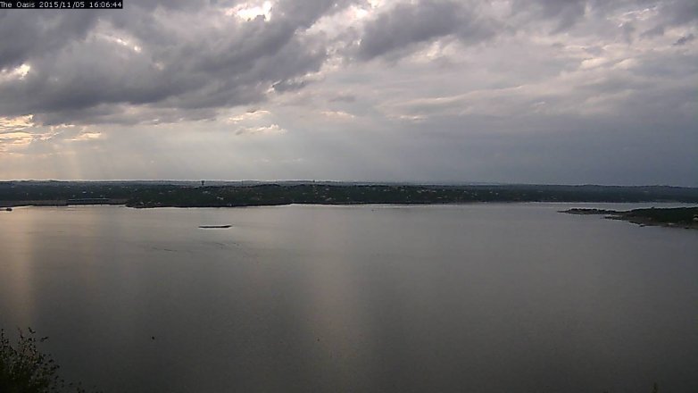 Lake Travis webcam, November 5, 2015 3:15 PM CT