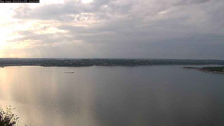 Lake Travis webcam, November 5, 2015 3:30 PM CT