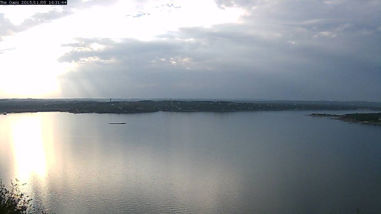 Lake Travis webcam, November 5, 2015 3:35 PM CT