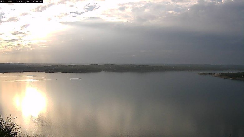 Lake Travis webcam, November 5, 2015 3:55 PM CT