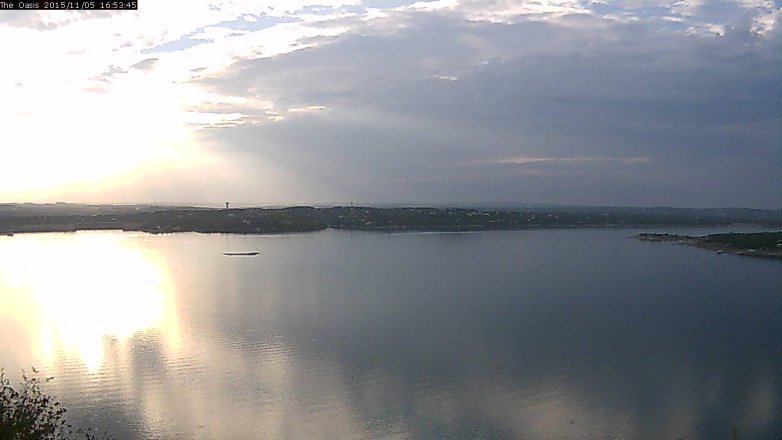 Lake Travis webcam, November 5, 2015 4:00 PM CT