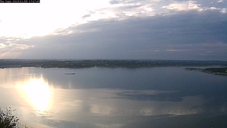Lake Travis webcam, November 5, 2015 4:15 PM CT