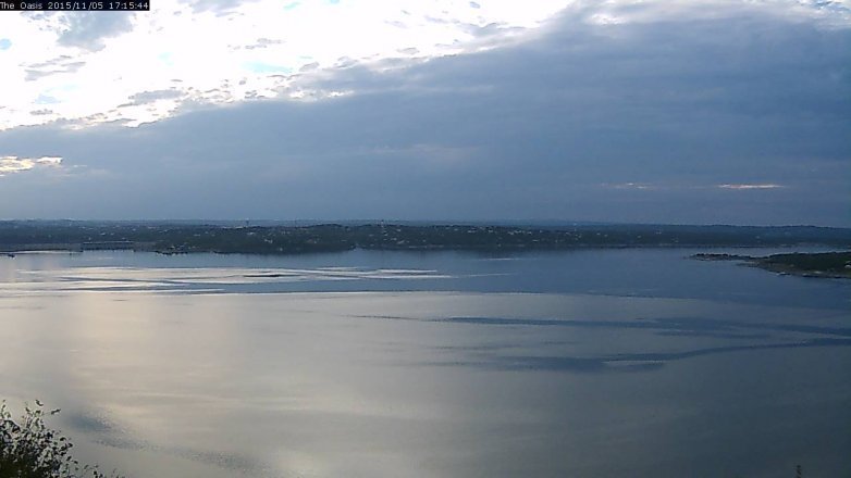 Lake Travis webcam, November 5, 2015 4:20 PM CT
