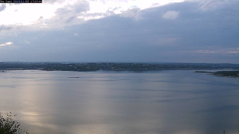 Lake Travis webcam, November 5, 2015 4:30 PM CT