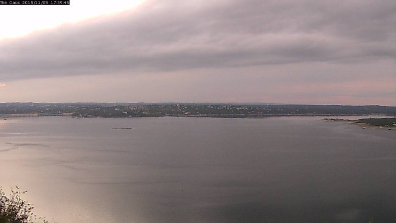 Lake Travis webcam, November 5, 2015 4:45 PM CT