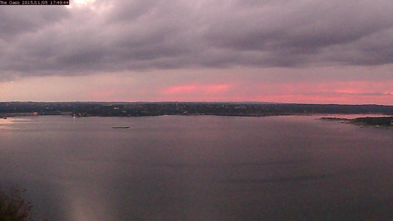 Lake Travis webcam, November 5, 2015 4:55 PM CT