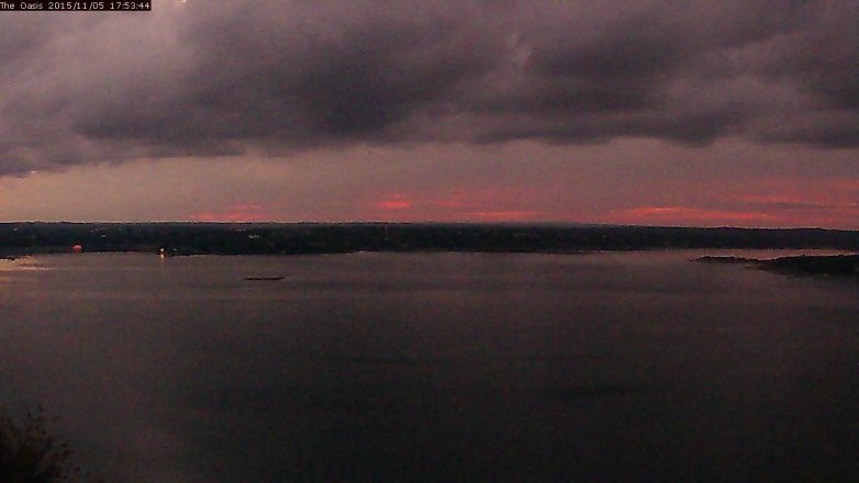 Lake Travis webcam, November 5, 2015 5:00 PM CT