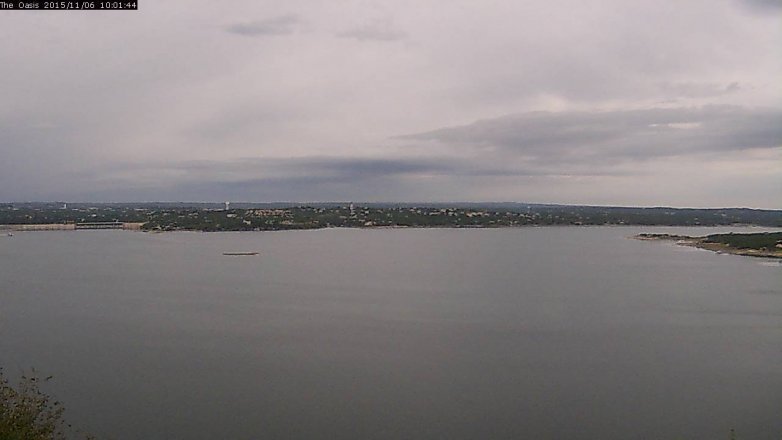 Lake Travis webcam, November 6, 2015 9:05 AM CT