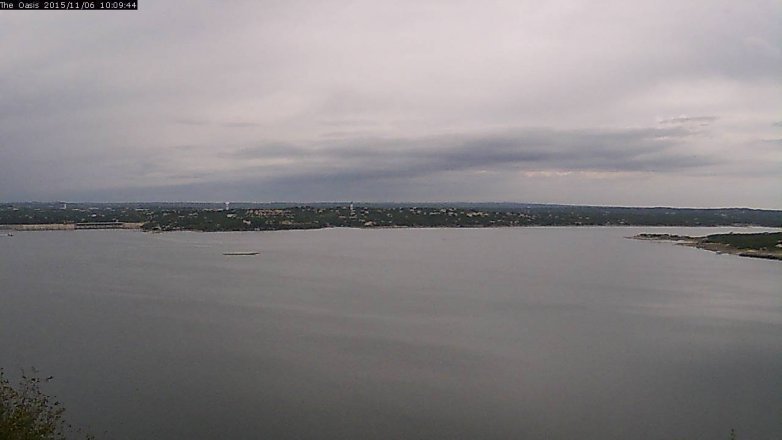 Lake Travis webcam, November 6, 2015 9:15 AM CT