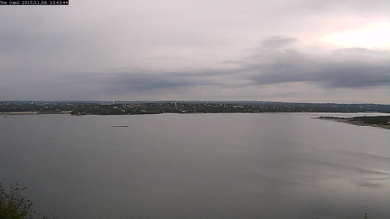 Lake Travis webcam, November 6, 2015 9:50 AM CT