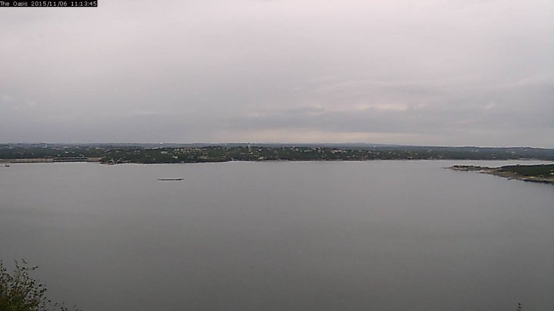 Lake Travis webcam, November 6, 2015 10:20 AM CT