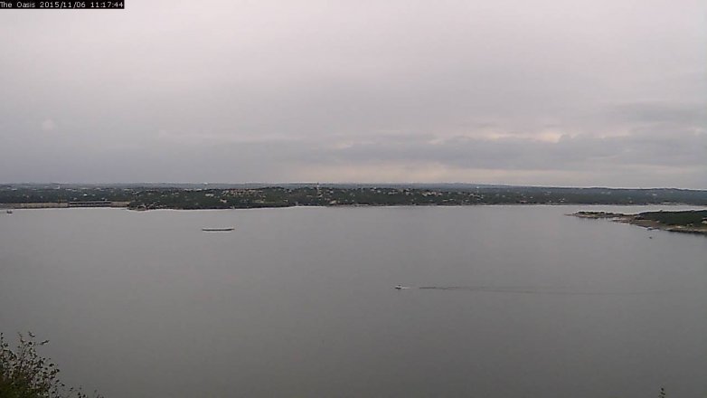 Lake Travis webcam, November 6, 2015 10:25 AM CT