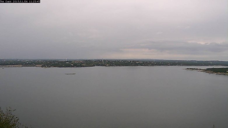Lake Travis webcam, November 6, 2015 10:30 AM CT