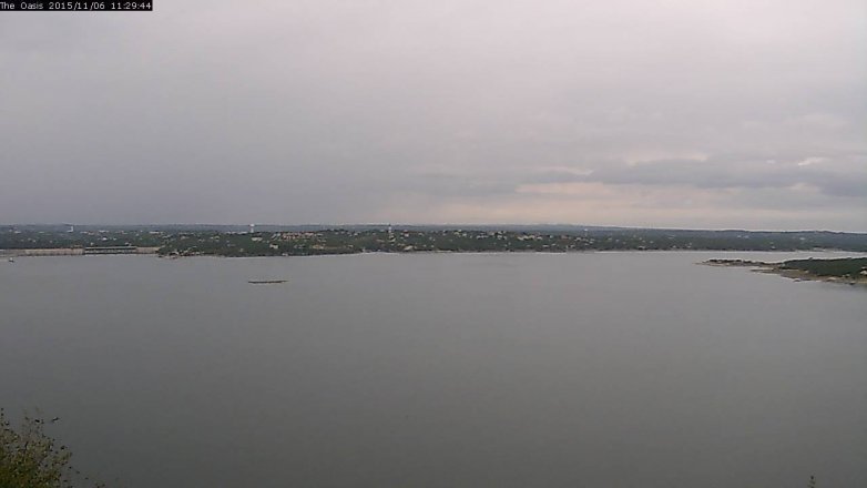 Lake Travis webcam, November 6, 2015 10:35 AM CT