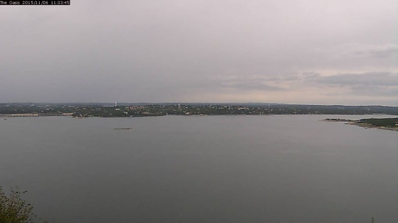 Lake Travis webcam, November 6, 2015 10:40 AM CT