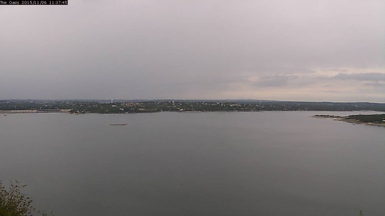 Lake Travis webcam, November 6, 2015 10:45 AM CT