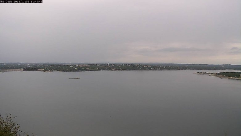 Lake Travis webcam, November 6, 2015 10:55 AM CT