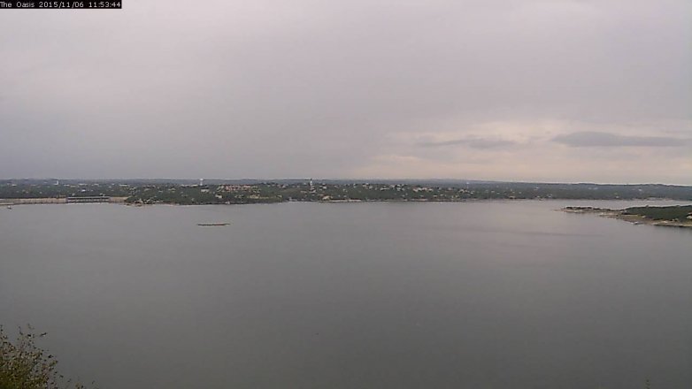 Lake Travis webcam, November 6, 2015 11:00 AM CT