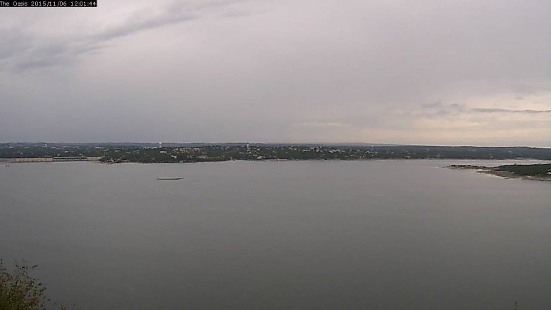 Lake Travis webcam, November 6, 2015 11:10 AM CT